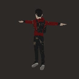 Pedestrian teenager — Character