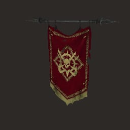 Crimson Cathedral Banner — Prop