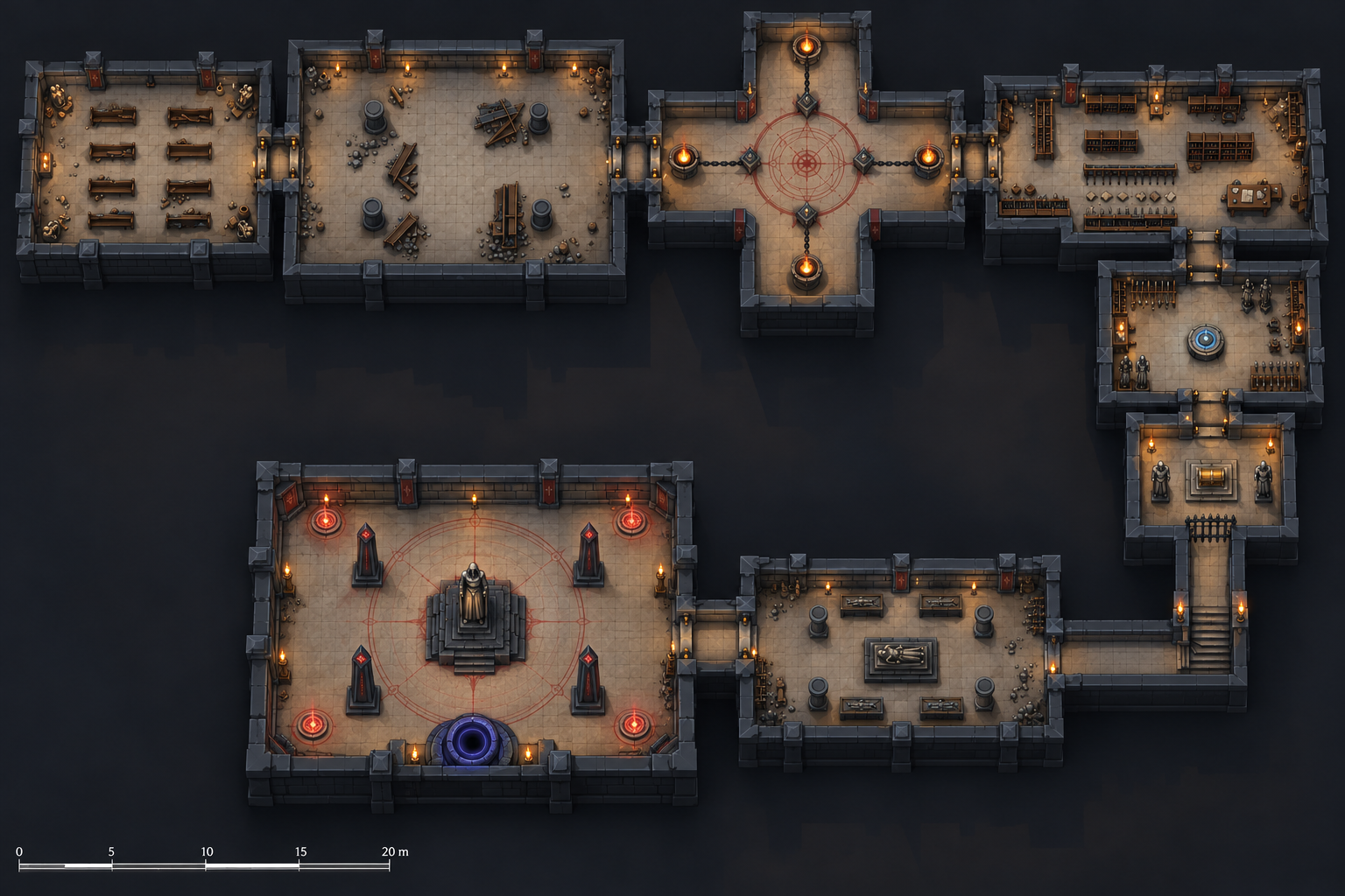 Obsidienne: L’Antre Scellée · Chapelle Brisée · concept — Concept