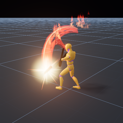 Haches — doubles coupes de braise — VFX