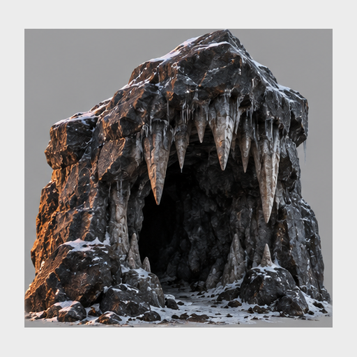 God of War · Cave Mouth Teeth — Concept