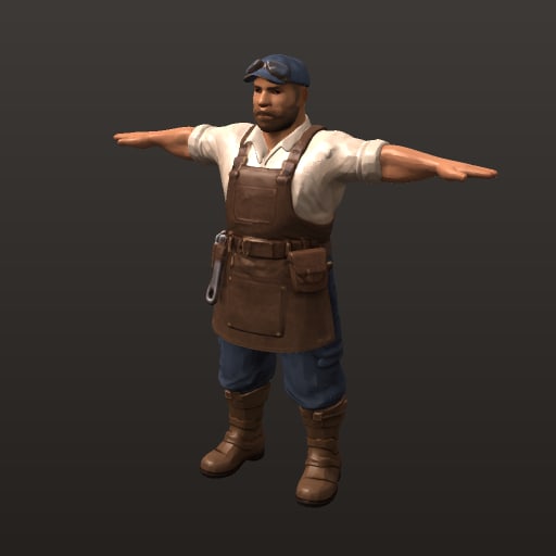 Valbrume — Bram, armurier — Character
