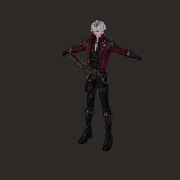 Dante · anim idle-bind — Animation