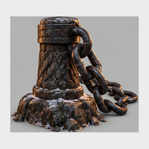 God of War · Chain Anchor Post — Concept