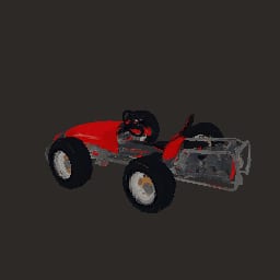 Coral Racers · Meshy Comet Kart — Prop