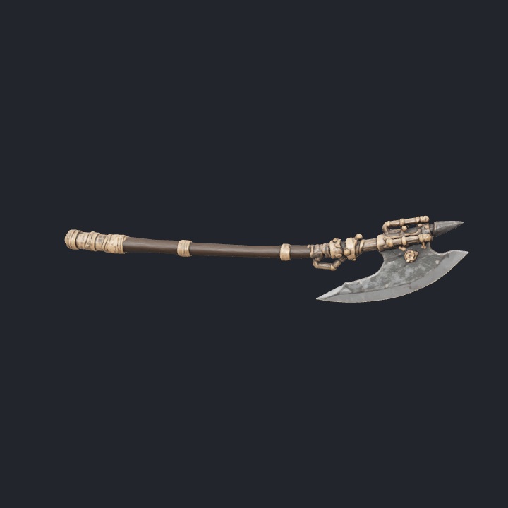 Valbrume — Hallebarde mécanique de Varek — Weapon