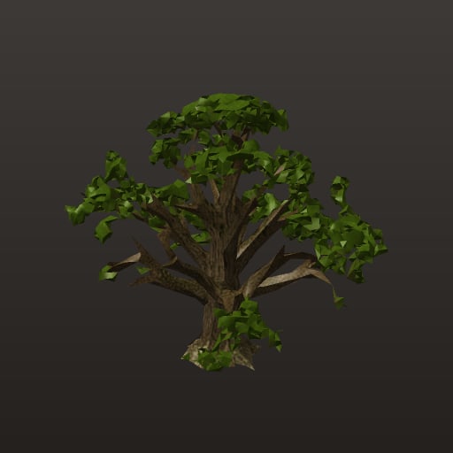 Realistic Oak Tree — Prop