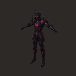 Hell Scissor Knight · T-pose — Enemy