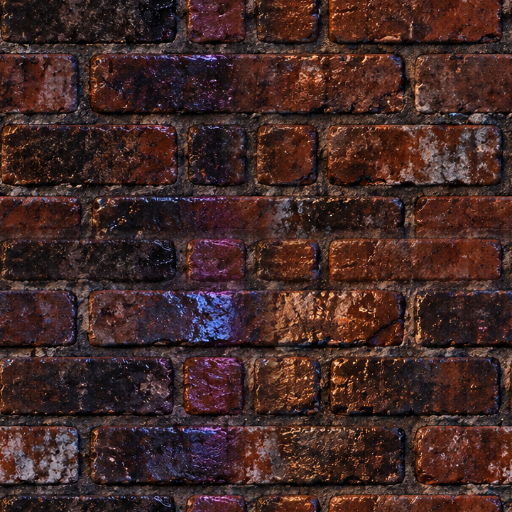 Concrete Kings · Aged Brick Bond — Texture