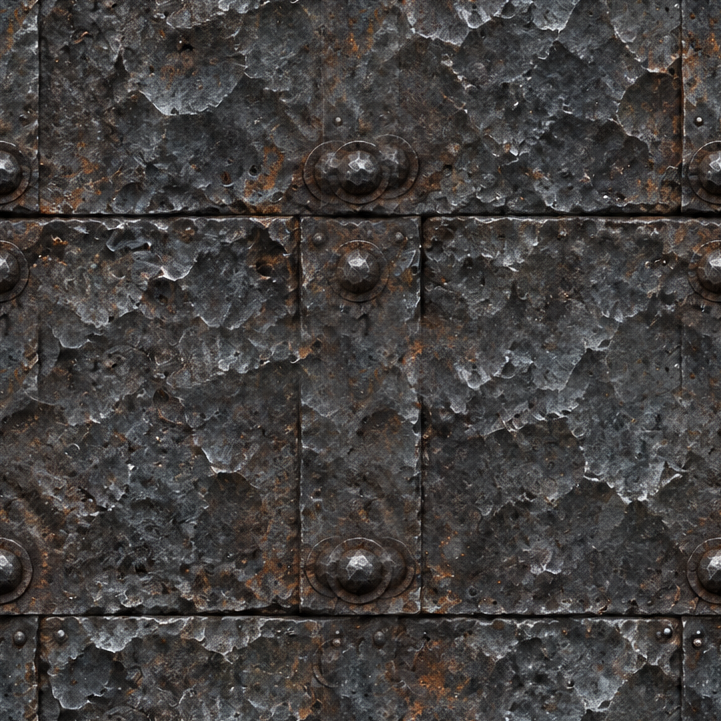 God of War · Hammered Iron Plate — Texture