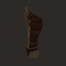 Ludus de bronze · Gladiateur · Knee and shin guard · source — Equipment