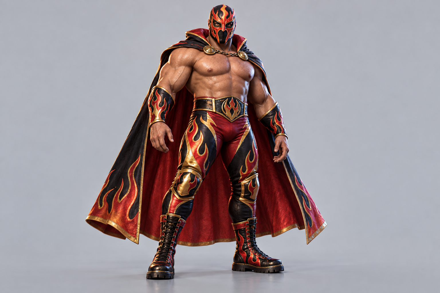 Concrete Kings · Flame Mask Titan — Concept