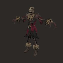 Crimson Scarecrow · T-pose — Enemy
