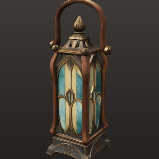 lanterne_vitraux_decor_5k — Prop
