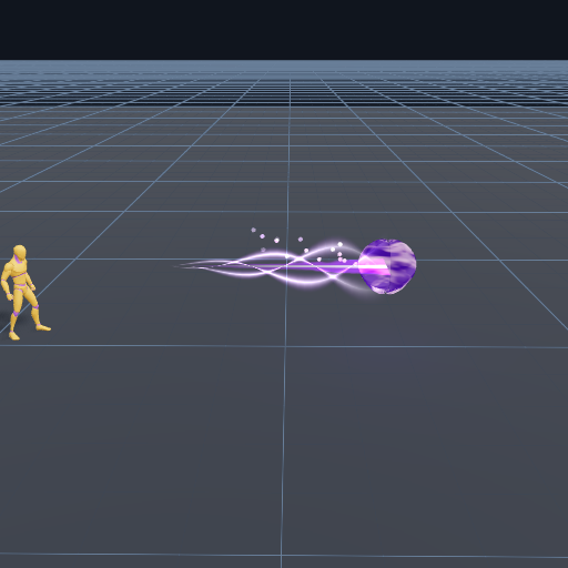 Projectile · Void comet — VFX