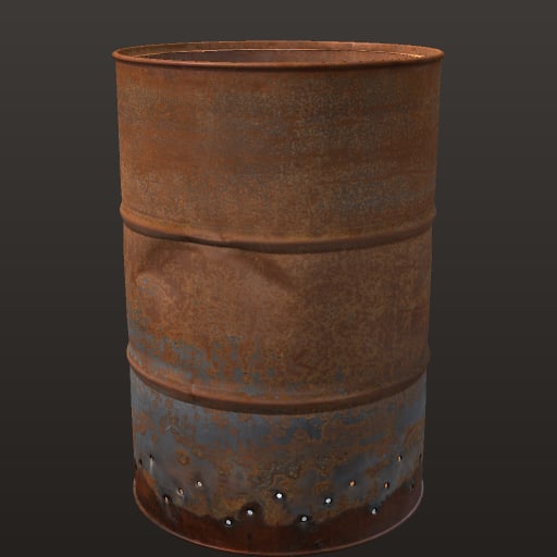 Barrel Stove · model 2k — Prop