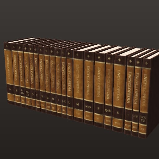 Book Encyclopedia Set 01 · model 2k — Prop