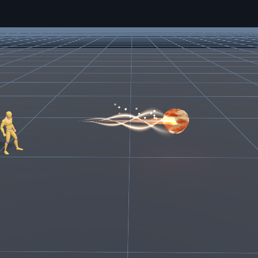 Projectile · Solar comet — VFX