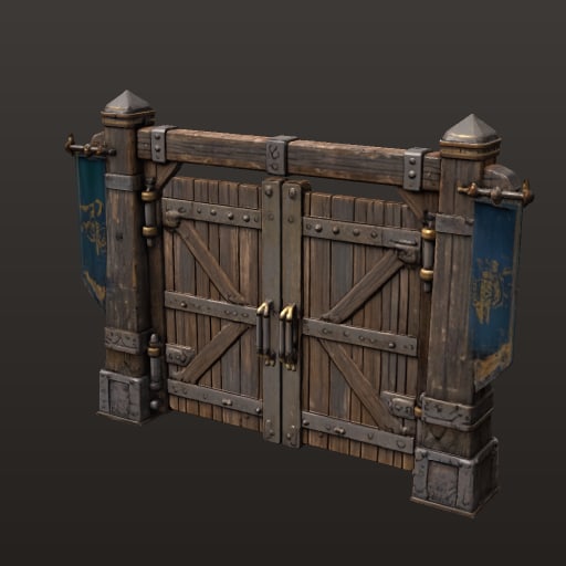 Valbrume — Porte fortifiée du camp — Prop