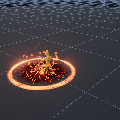 Haches — frappe plongeante — VFX