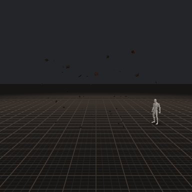 Détonation · Éclats rocheux — VFX