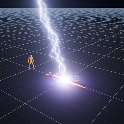 Impact de foudre · Faille incandescente — VFX