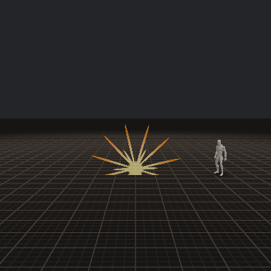 Détonation · Flash radial — VFX