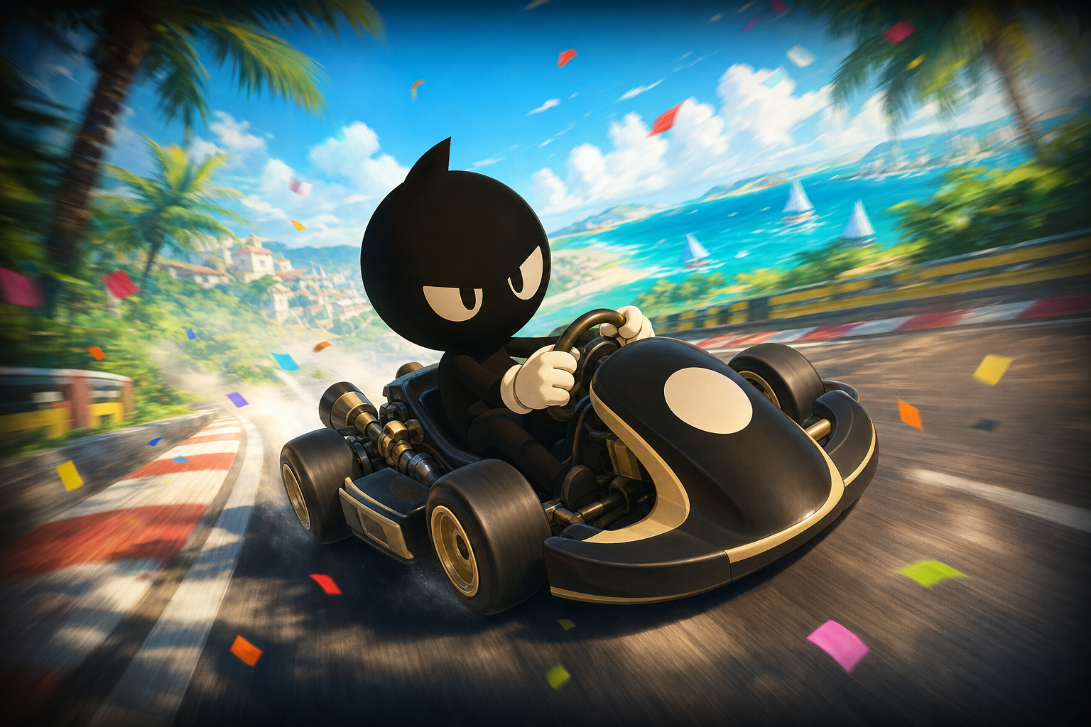 loading bg Kart racer — Loading