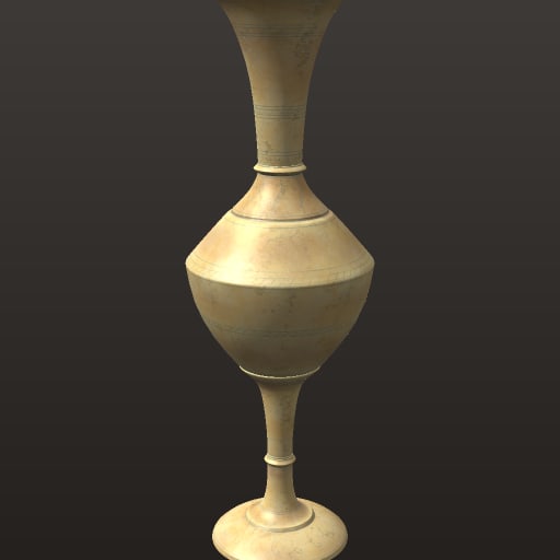 Brass Vase 01 · model 2k — Prop