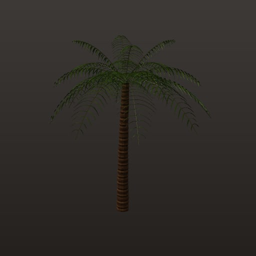 Coastal city · Pinnate street palm — Prop
