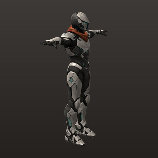 Humanoid Energy Blade · Choreographed Combat — Animation