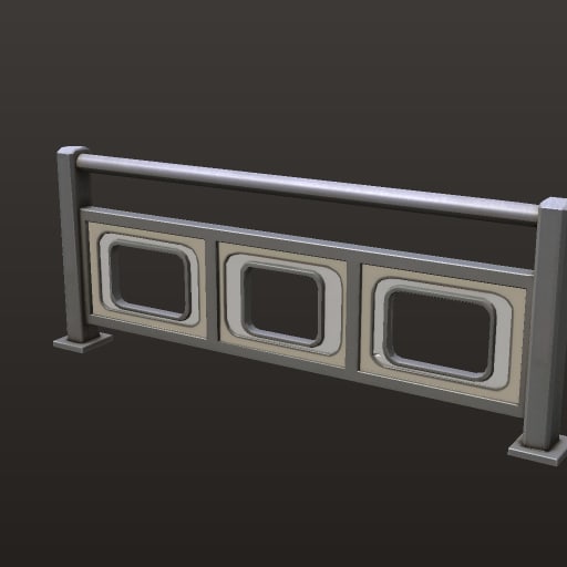 Frontier Port · Modular Safety Barrier · detail — Prop