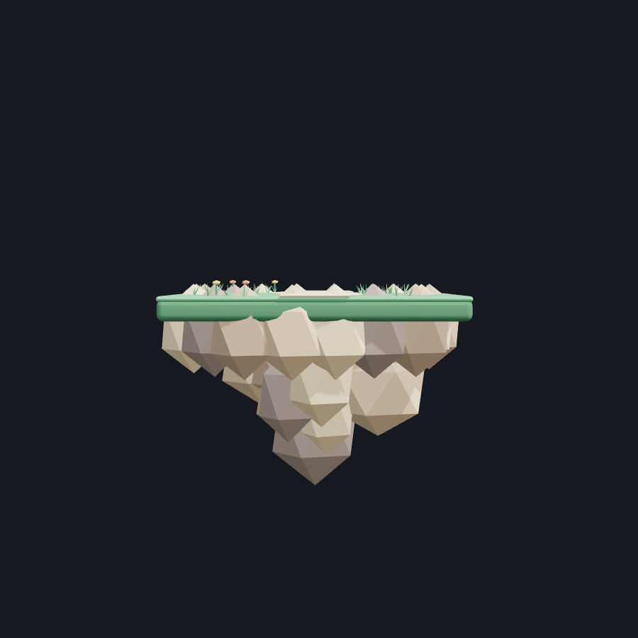 Sky Courier · Floating island — Prop