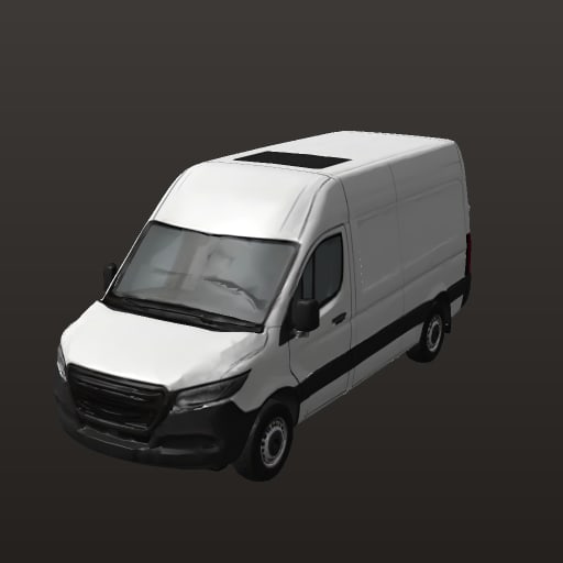 Delivery van HD — Prop