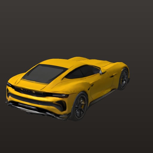 Sports coupe HD — Prop