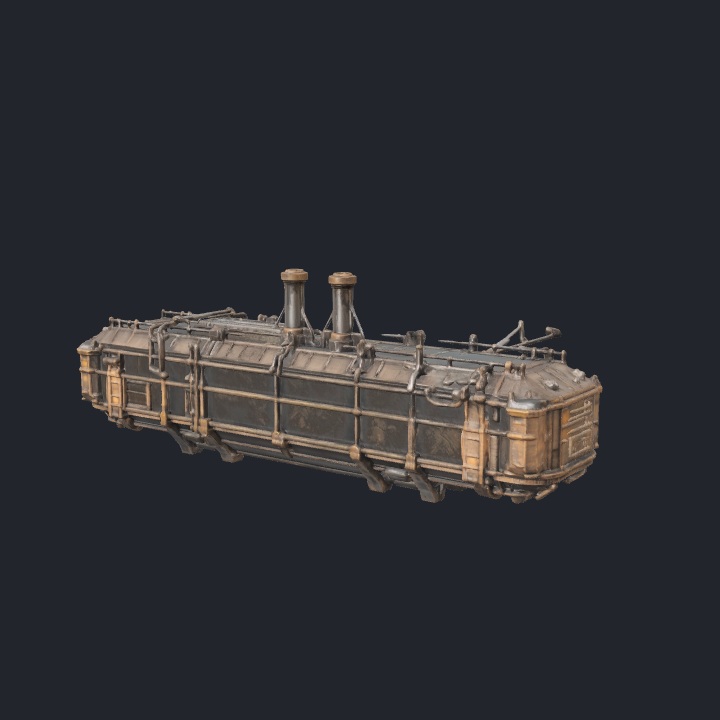 Valbrume — Transport volant à vapeur — Prop