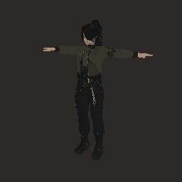Street hero (female) — Character
