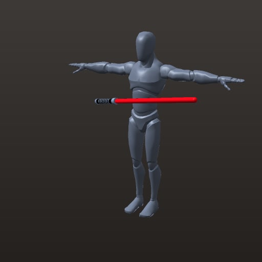 Sabre laser · Combat directionnel — Animation