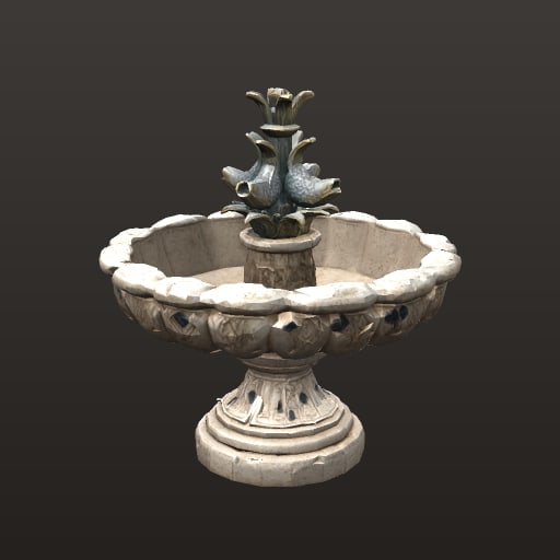 fontaine_pierre_decor_12k — Prop