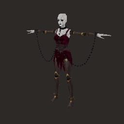 Porcelain Marionette · T-pose — Enemy