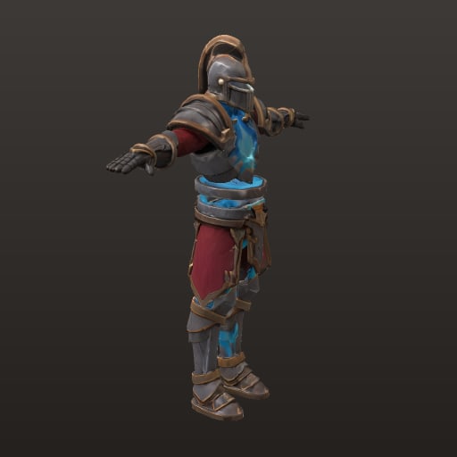 Stylized Fantasy MOBA · Wispbound Sentinel · moves — Animation
