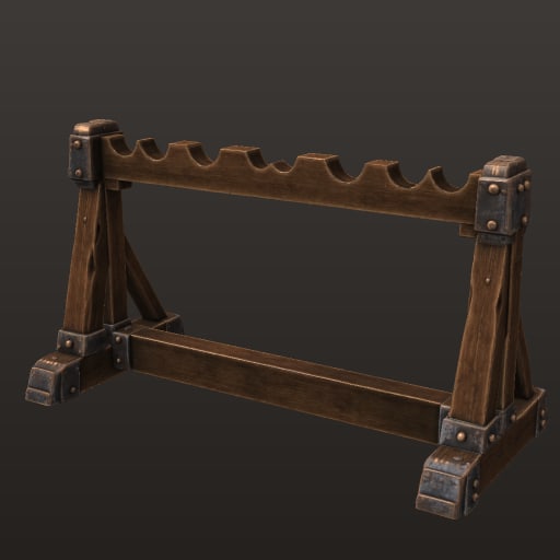 Valbrume — Râtelier d’armes — Prop