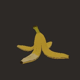 Kart banana peel — Prop