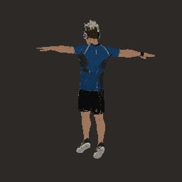 Pedestrian jogger · Actions — Animation