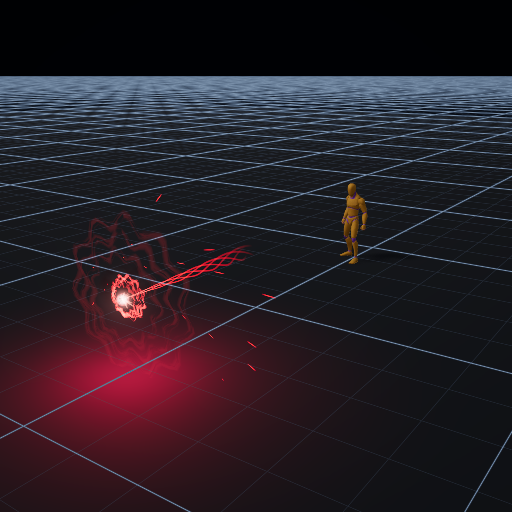 RIOT · Projectiles écarlates — VFX
