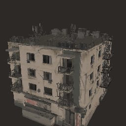 Sunset Corner · façade détaillée 4K — Prop