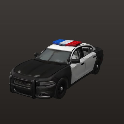 Police cruiser HD — Prop