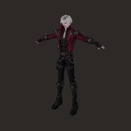 Crimson Outfit · anim idle-bind — Animation