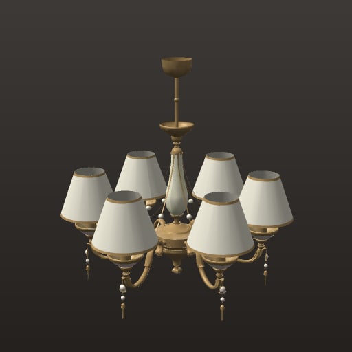 Chandelier 01 · model 2k — Prop