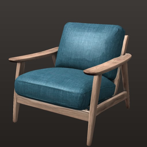 fauteuil_bleu_decor_12k — Prop